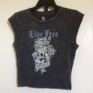 Organic Generation Graphic Cropped Top